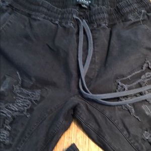 PacSun black denim joggers